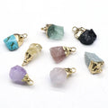 Natural Healing Strawberry Quartz Fluorite Stones Jewelry Crystal Raw Stone Gemstone Pendant