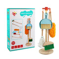 New Arrival Custom Children's Wooden Pretend Role Play Cleaning Set Early Educational Tool Toys for Kids