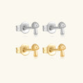 FUAMAY 14K Gold Plated 925 Silver Earrings From Thailand Mushroom Earrings Custom High Quality Boho Mini Studs