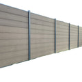 High-Durable WPC Wood-Plastic Aluminum Alloy Fence Easy-to-Assemble for Fencing Trellis & Gates