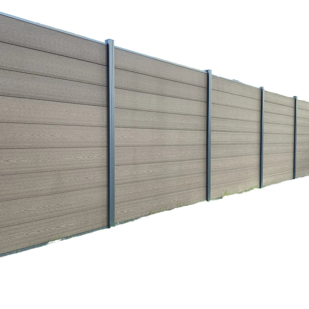High-Durable Eco-Friendly Waterproof Aluminum Alloy Fence Modern Design Customized Color 8ft Height Easy Fencing Trellis Gates MegaBDM