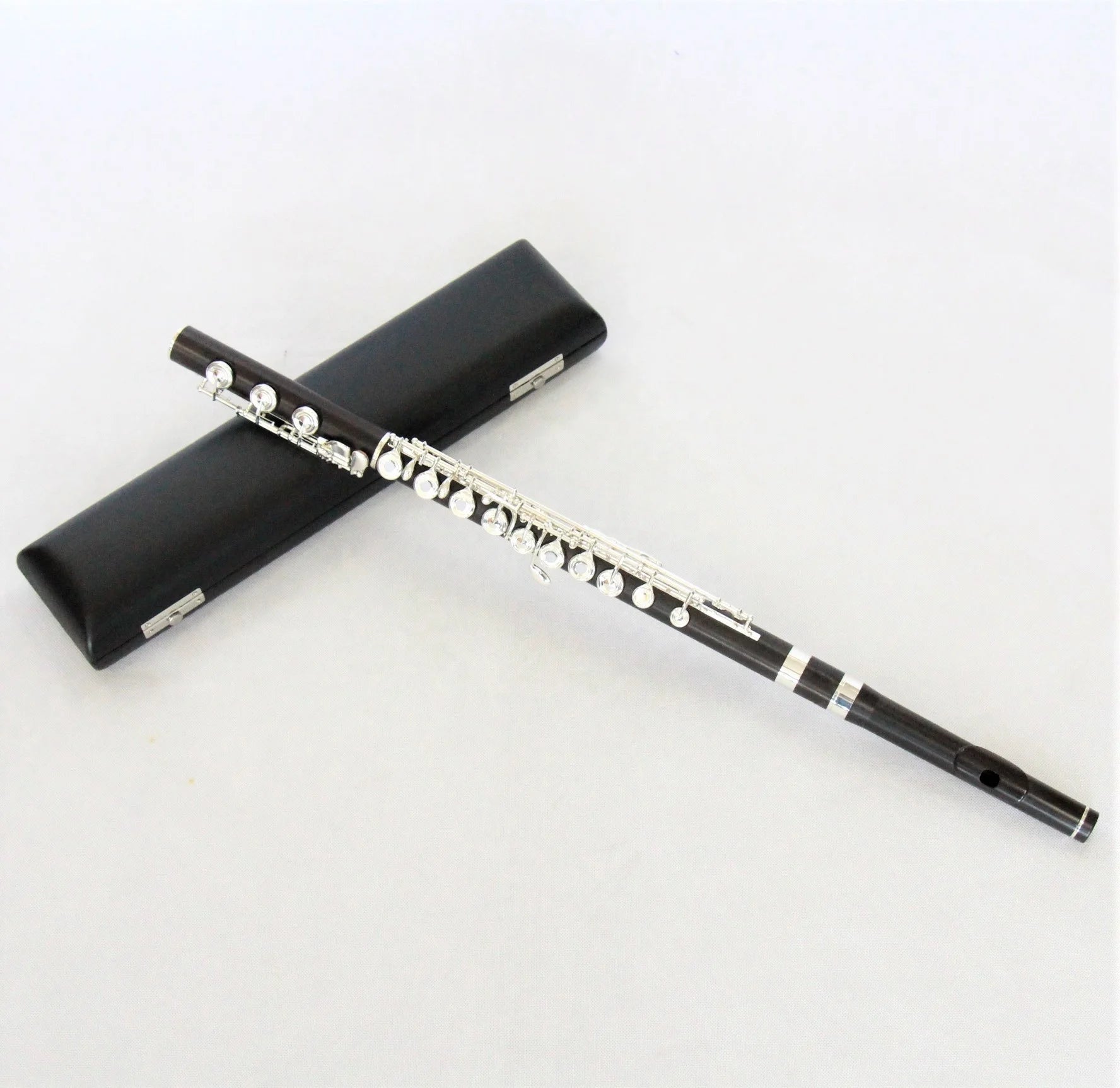 Handmade c Key High Cost Performance Ebony Flute Silver Plated Flute Wooden High End Professional Wooden Flute