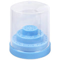 Nail Drill Bit Holder Stand Display Organizer- Dust Proof Storage Container Box Case Tools for Home Use or Nail Salon