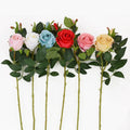 AF10009 High Quality Artificial Fake Silk Roses Wholesale Big Rose Yellow Flower for Wedding Centerpiece Flower Decoration