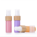 Bamboo Fine Mist Mini Trigger Sprayer Pump Bamboo Perfume Fine Mist Sprayer Luxury Frosted Spray Bottle Bamboo