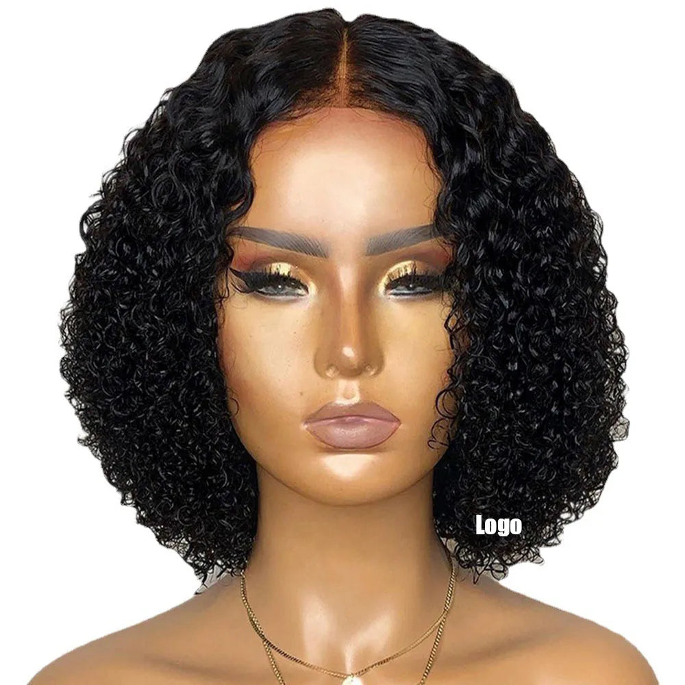 Wholesale Black Small Curly Hair Short Head Cover for Europe America and Africa in Stock