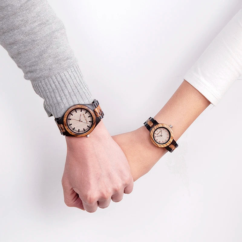 Dropshipping Zebrawood Watch Top Brand Luxury Japan Movt Quartz Men OEM Watches With Factory Price