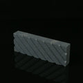 DCYS Black Silicon Carbide Whetstone Lapping Stone Coarse Grinding Knife Sharpener With Grooves 320 Grit