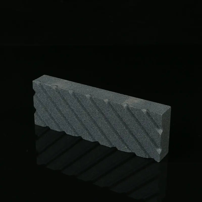 DCYS Black Silicon Carbide Whetstone Lapping Stone Coarse Grinding Knife Sharpener With Grooves 320 Grit