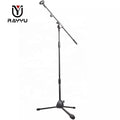 Professional Stage Live Heavy Adjustable Foldable Metal Tripod Stand for Microphone PA System Portable Amplifier Use Black