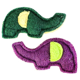 Natural Loofah Sponge Chew Toy Set for Puppies Cute Puppy Tooth Cleaning Dog Chew Toy for Small Dogs