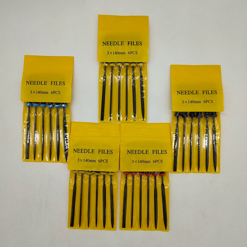 Hot Selling Best Price Needle File Set Diamond File 6 Pcs HIGH CARBON STEEL PRECISION) Hand Metal Tools
