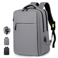 Custom Logo Fashion Simple Travel Laptop Bag for Daily Wholesale Rucksack Waterproof School Laptop Computer Backpack with USB