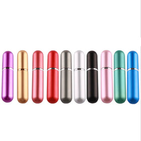 5ml High Grade Bullet Head Anodized Aluminum Glass Spray Perfume Bottle Mini Portable Perfume Bottle