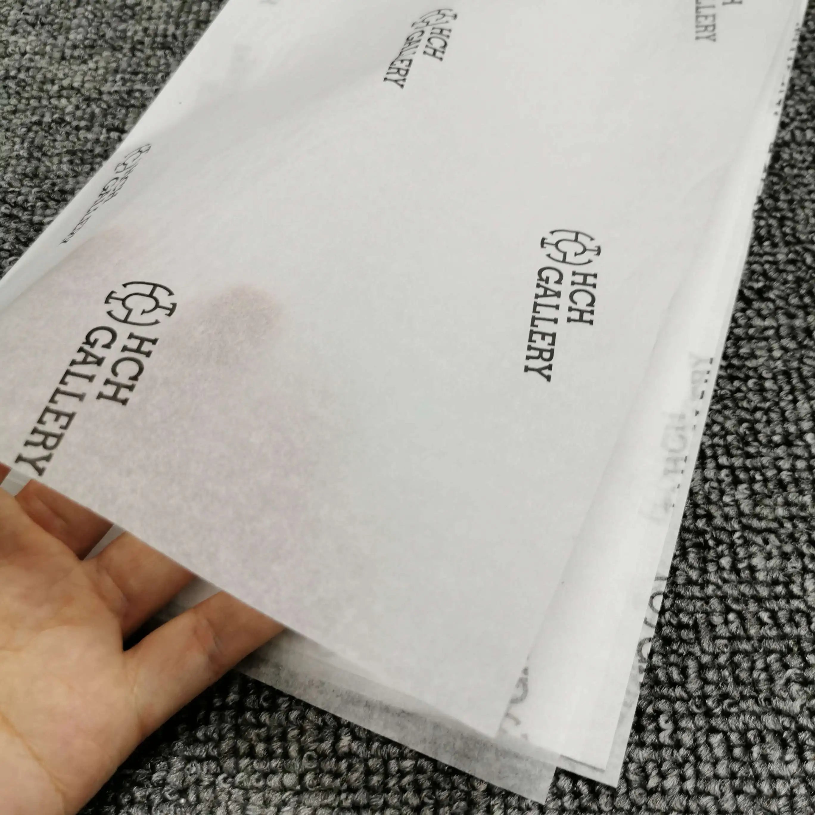 Fashion Full Printing White Gift Wrapping Tissue Paper for Clothing