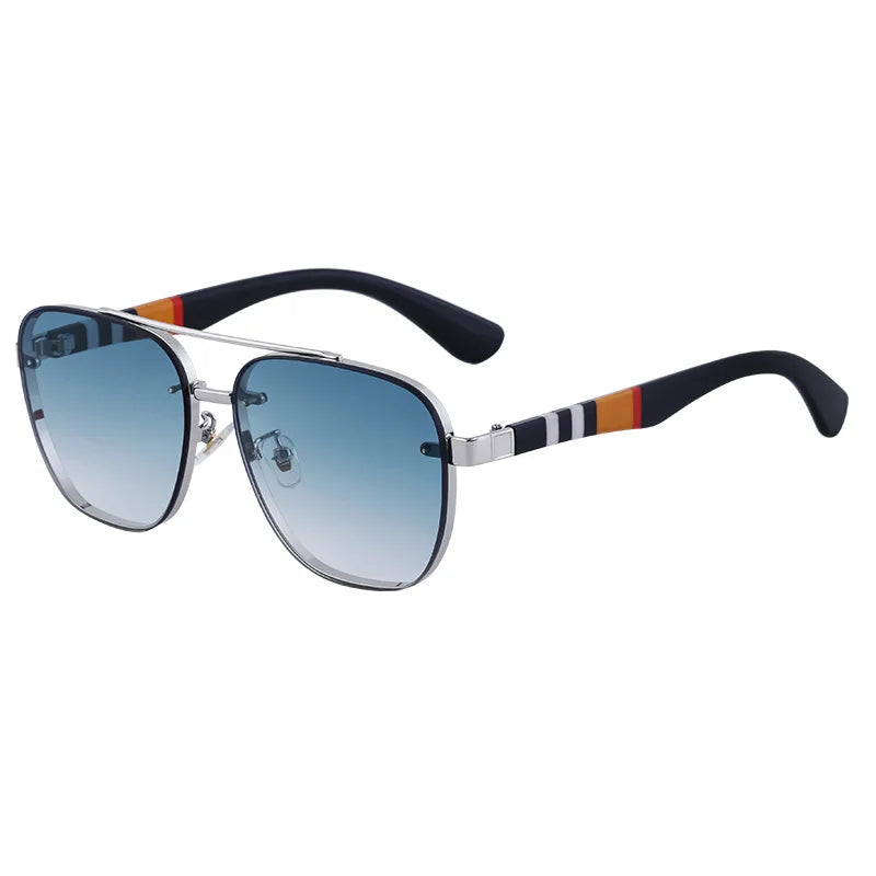 GWTNN OEM Gafas De Sol Con Doble Puente Latest Square Shape Rimless Sunglasses