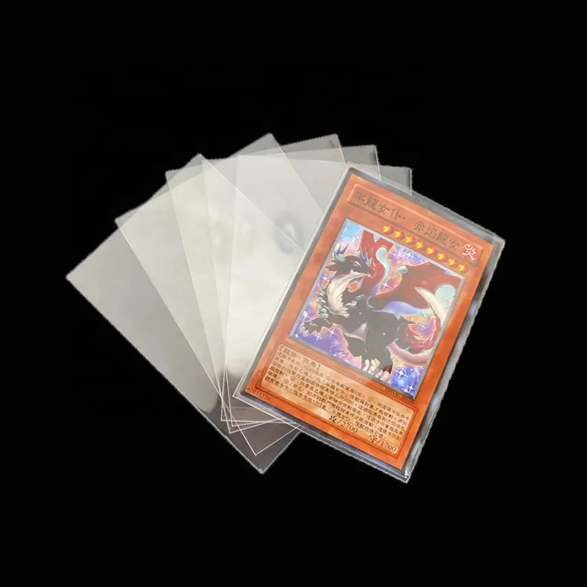 Wholesale Custom 66*91mmTrading Card Sleeves UV Protection Deck Matte Yugioh Pokemo n Card Sleeves