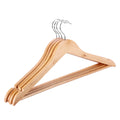 Wholesale Wooden Pants Hangers Household Custom Good Quality Wooden Coat Hangers