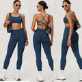 Seamless Yoga High Waist Yoga Bras Leggings Yoga Set Fitness Clothing Work Out Gym Fitness Sets Seamless Sets