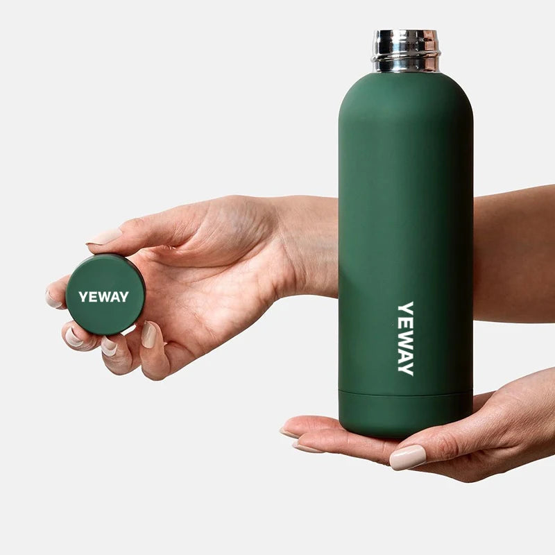 Yeway Hot Sell Taza Termo Termos Bardak Thermo Bottle 500 Ml Stainless Steel Water Bottle Production Line Drinking Bottles