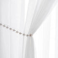 Factory Supply Sheer Super Soft Fabric Light Cream Color Window Curtain Tulles