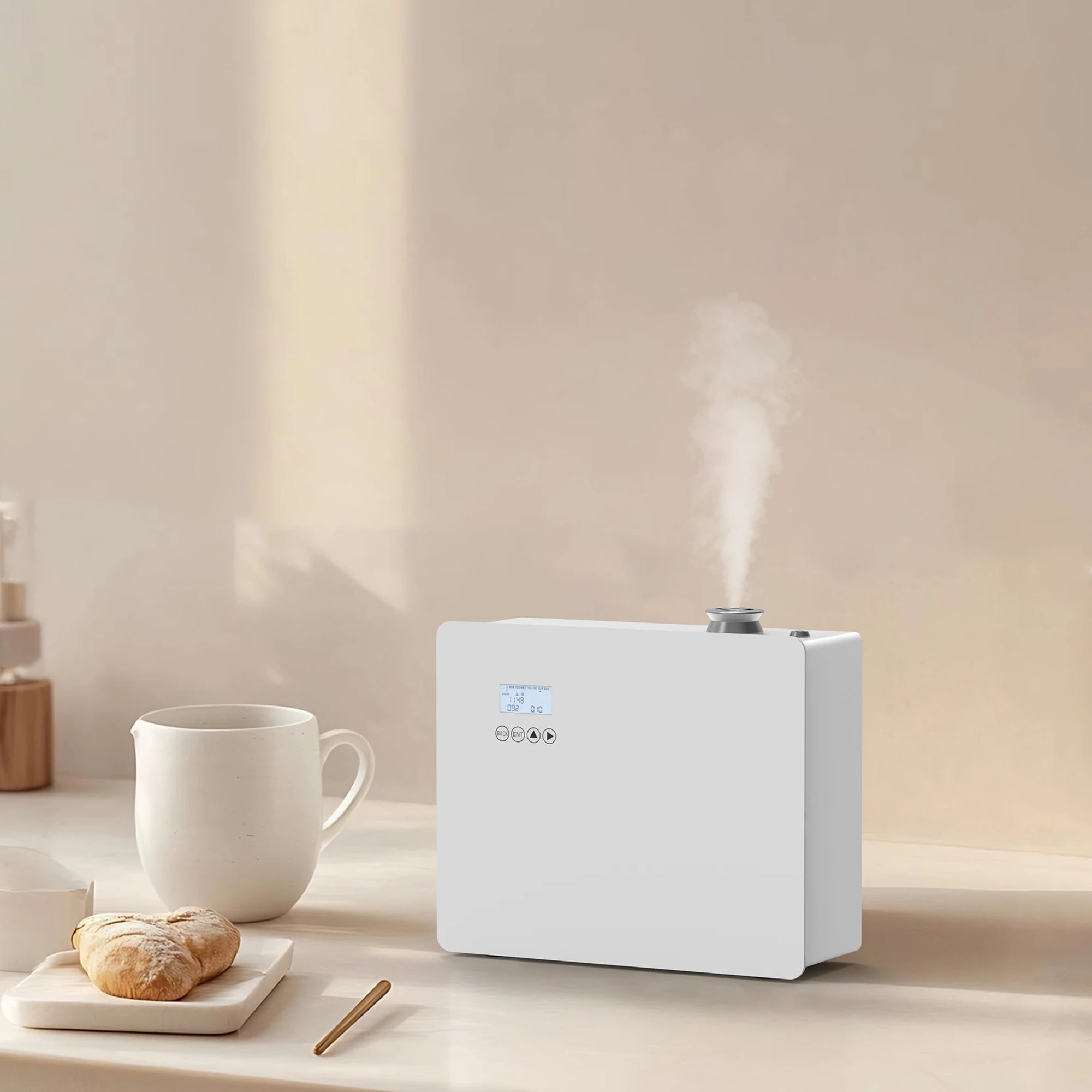 U10 1000 ML Big Capacity HVAC Scent System Connection  Acrylic Touch Panel & Safe Lock Design Commercial Scent Diffuser
