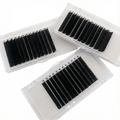 Premium Matte Black 0.07 Cashmere Individual Lash Extensions Private Label PBT Korean Silk Classic Eyelash Extensions