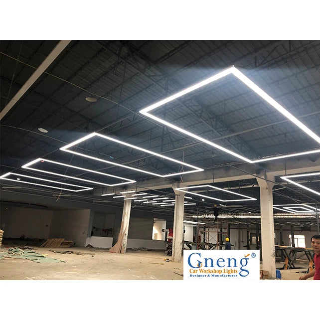 The 2.4*4.8m Zoneng ZT/C80 LED Car Workshop Light for the Car Lift Booth Lighting