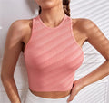 Seamless Yoga Vest for Women Quick Dry Full Wrap Sports Fitness Sleeveless Yoga Wear Top