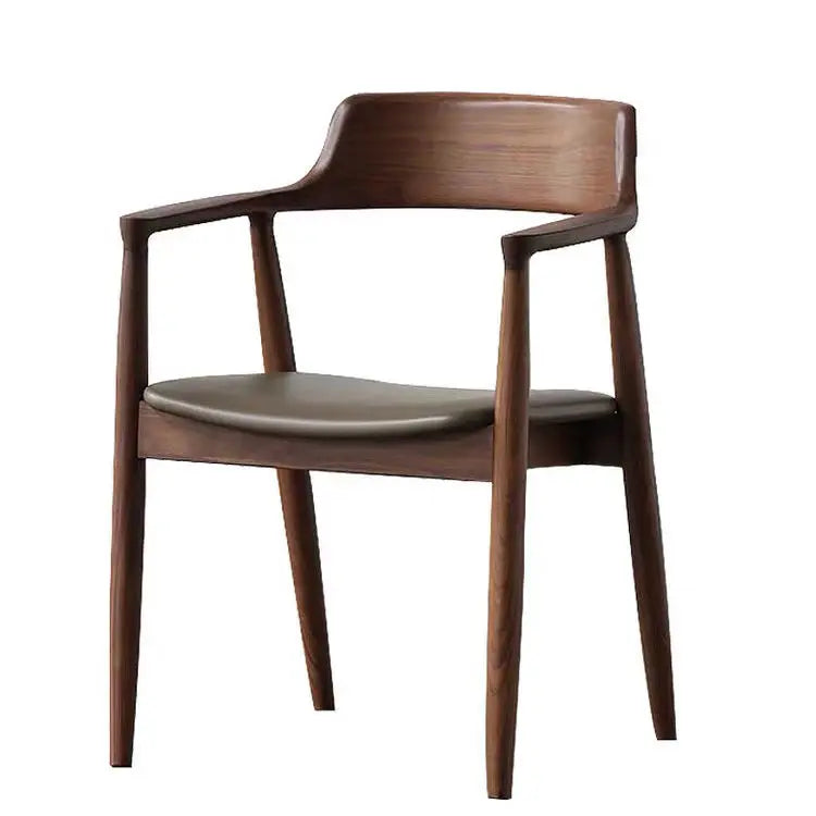 BST New Modern Style Restaurant Coffee Shop Furniture Creative Solid Wood Dining Chair