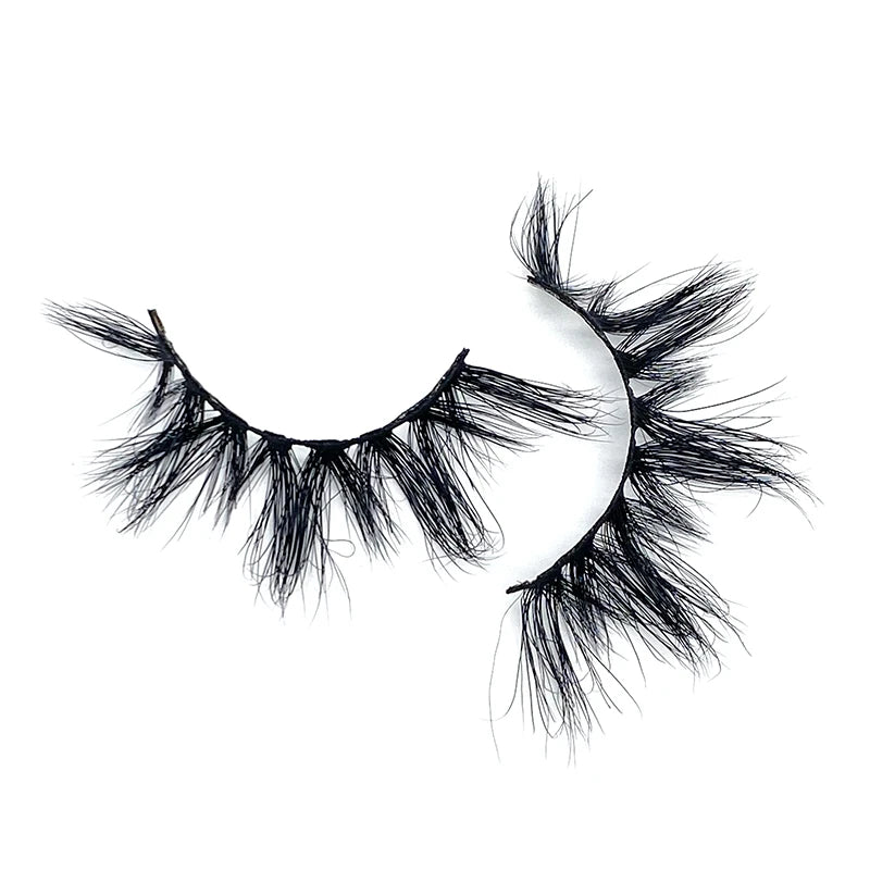 Wholesale Premium Other Eyelashes Handmade Natural 3D Mink Eyelashes Wispy Soft Mink Full Strip Eyelashes