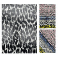 Four Ways Stretch Leather Fabric PFAS FREE Cheap Knitted Bottom Fabric Synthetic Leather Leggings Animal Pattern