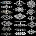 Custom New Style Crystal Patch Trim Silver Rhinestone Diamante Sew on Applique for Wedding Dress Belt
