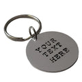 Wholesale Custom Durable Metal Key Chain Christmas Gift Custom Keyring Stainless Steel Your Name Keychain