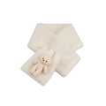 Wholesale Polyester FAUX Fur Rabbit Velvet Plush Cartoon Bear Women`s Warm Scarves and Shawls Korean Japan Style Women`s Scarf