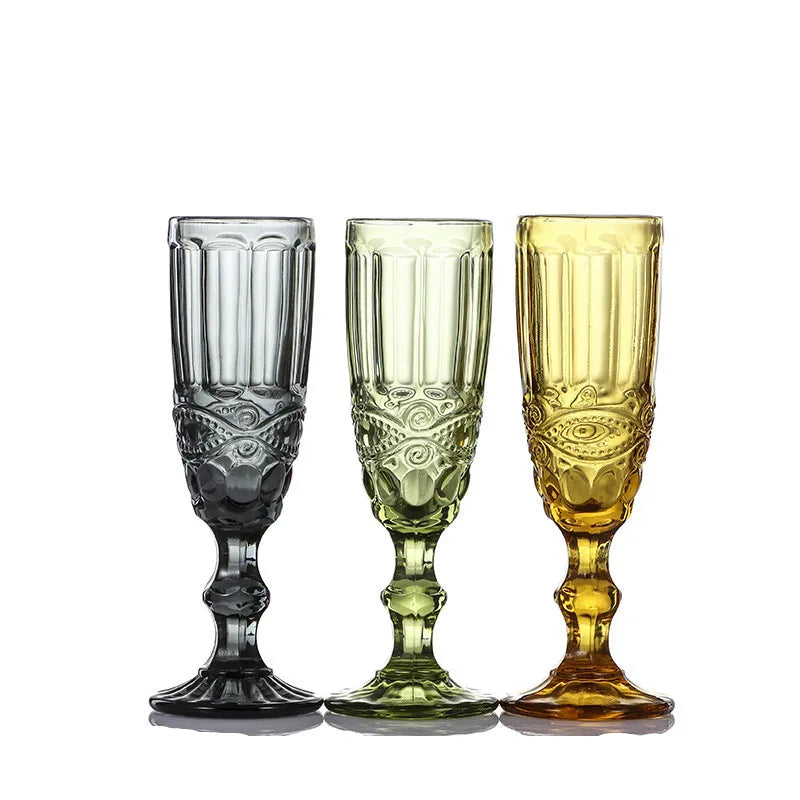 Wholesale Handmade Embossing Modern Wedding for Glasses European Style 150ml Capacity Custom Logo & Design Options