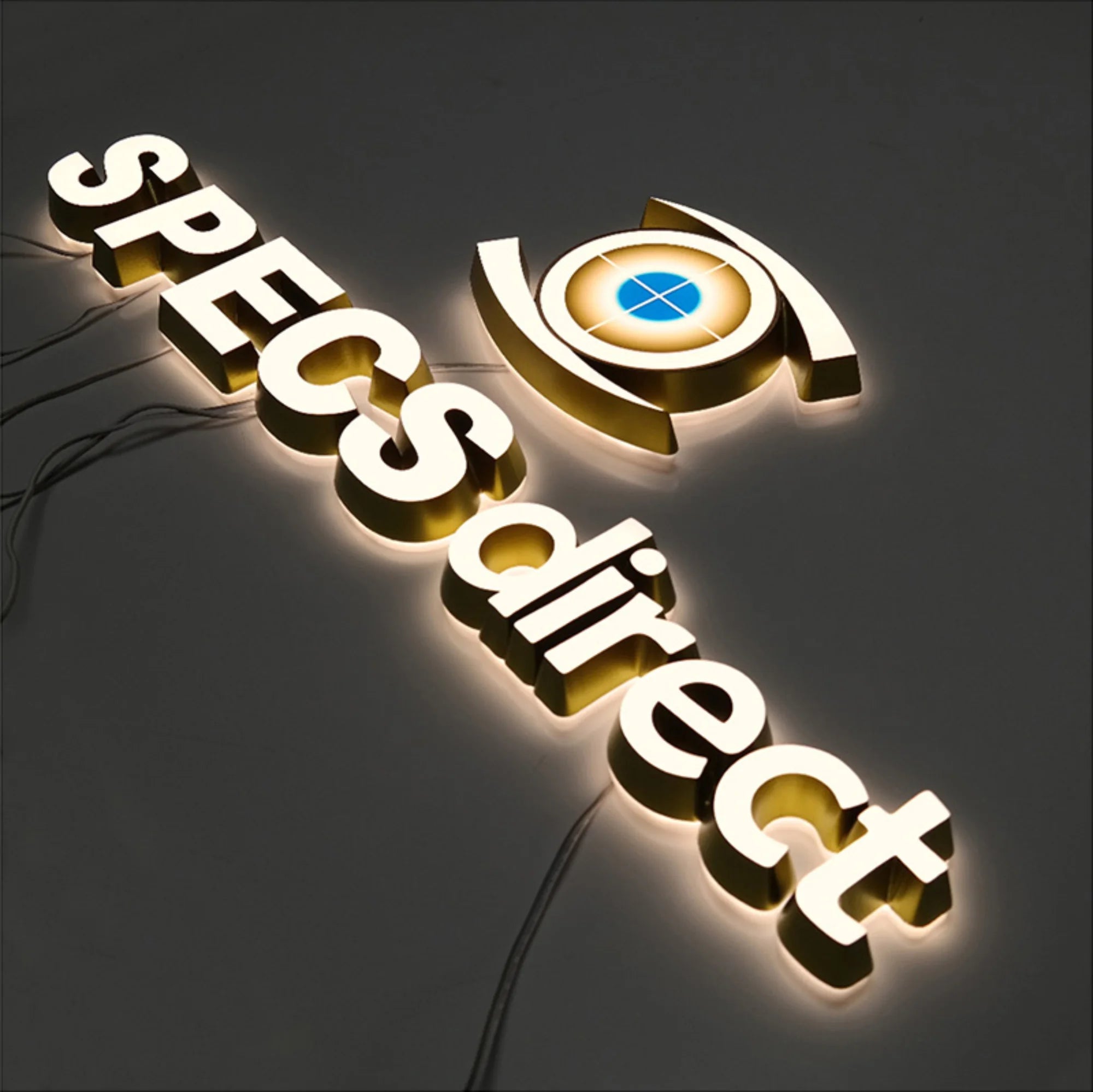 Alphabet Logo Acrylic Backlit Letterdecorative Wall Mount Led Illuminated Sign Metal Channel Letter
