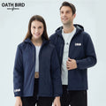 High Quality Custom Company Logo Windproof Hiking Coat Hooded Outdoor Waterproof Breathable Polar Fleece Winter Soft Shell