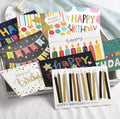 2025 Best Selling Colorful Happy Birthday Greeting Card for Mother Father Children Boyfriend Girlfriend with Best Wishes