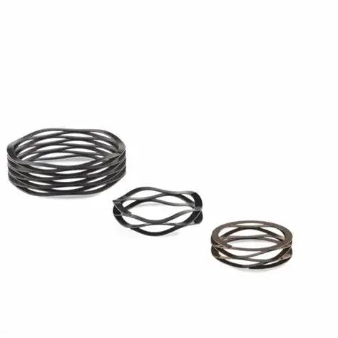 Multi Turn Top Shim Ends Wave Spring Vs Coil Spring Applications Valve Multiwave Spring
