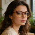Benyi Vintage Classic Myopia Glasses Frame Full Frame Acetate Glasses Frame Exquisite Handmade Glasses