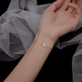 Plane Bracelet Female Summer Sterling Silver INS Niche Design Korean Simple Personality Light Luxury Boudoir Bracelet