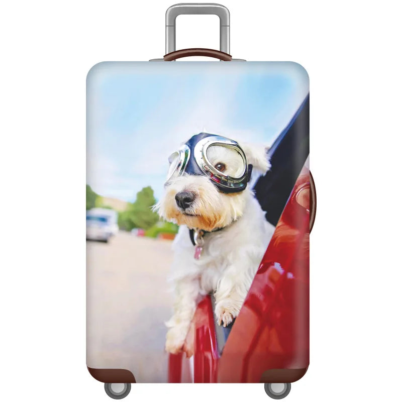 Best Selling Polyester Suitcase Cover with Elastic Fit Protective Business Pull Rod Box for Outdoor Tourism