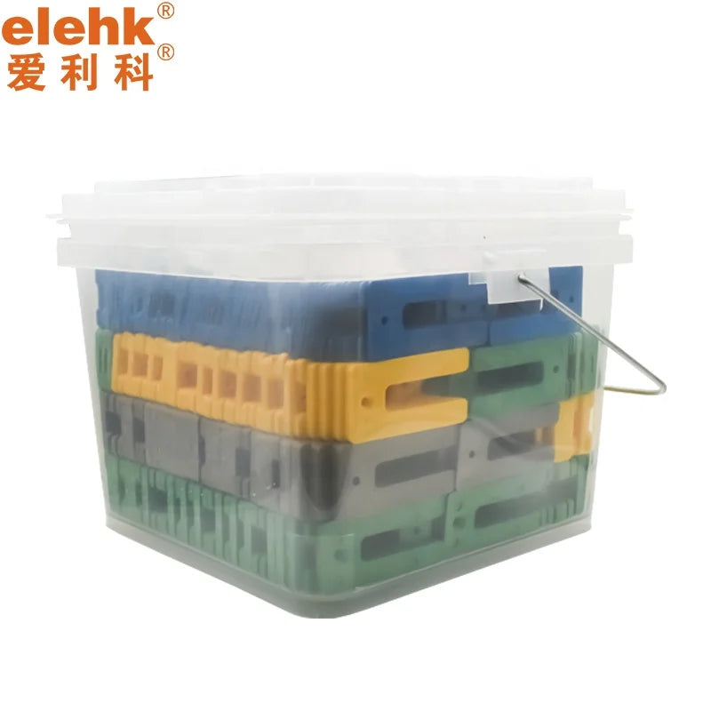 Elehk 650pcs Plastic U Packers 75mm Window Packer Various Sizes Custom logo Bucket Mixed Window Packer