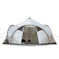 2025 New Outdoor Multi Person Three Door Camping Large Space Sunshade Awning Weather Proof Tent