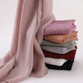 2 End-Curve Dotted Satin Shawl Malaysia Made Traditional Matte Satin Material Women's Headscarf Muslim Hijab Scarves
