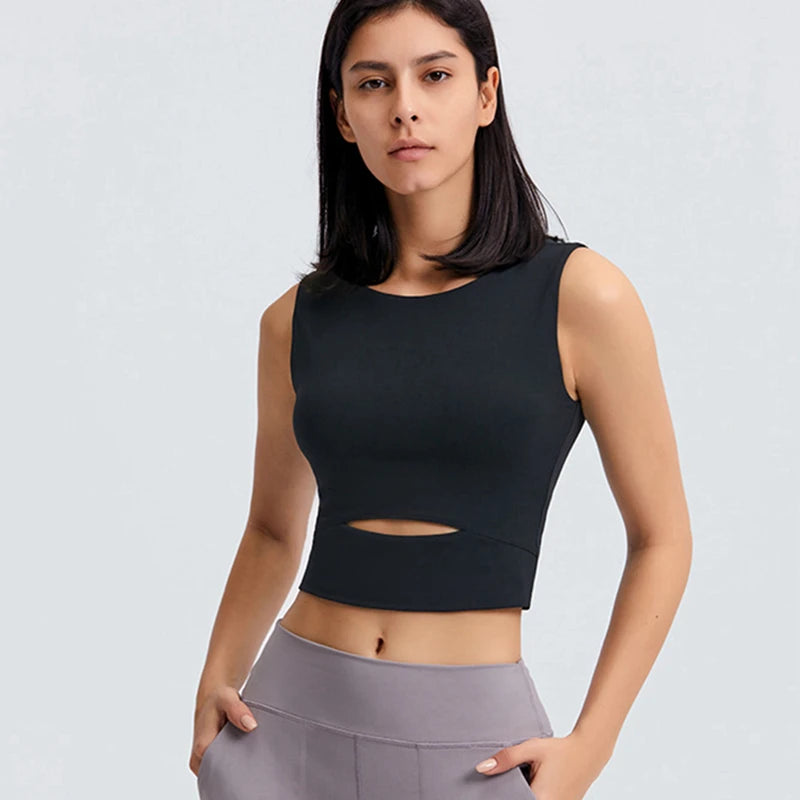 OEM Wholesale  Athletic Cross Back Gym Sports Shirts Sleeveless Breathable Workout Tank Top
