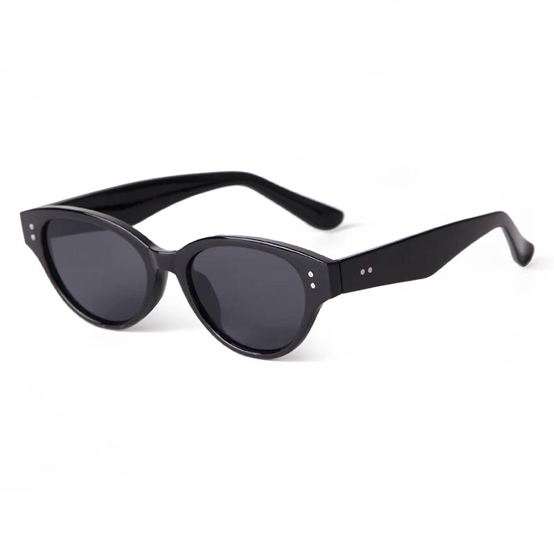 STY3794N Vintage Retro Small Frame Sun Glasses Cat Eye Trend Women Rice Nail Sunglasses Vacation Decoration UV400 Shades