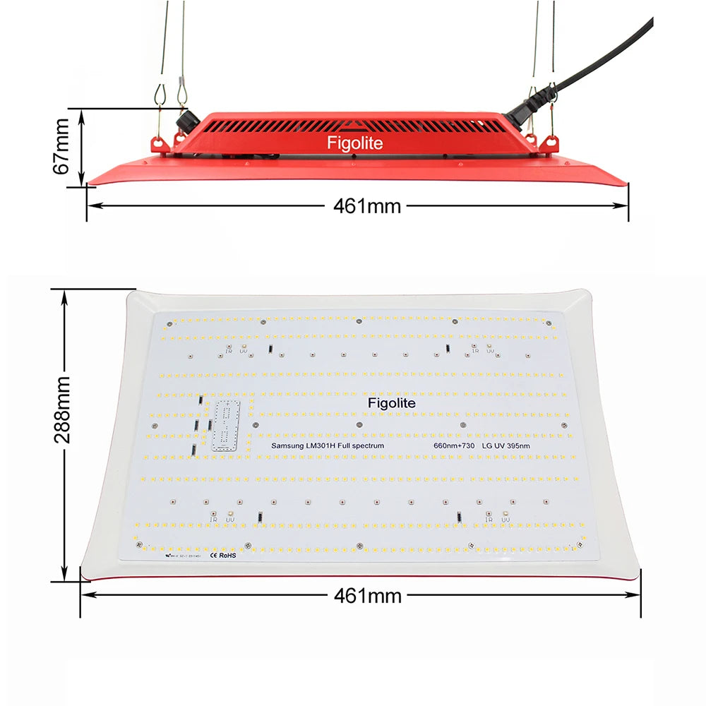Brazil in Stock Grow Lights Original Lm301h 240W Highest Efficacy Full Spectrum Quantum Board