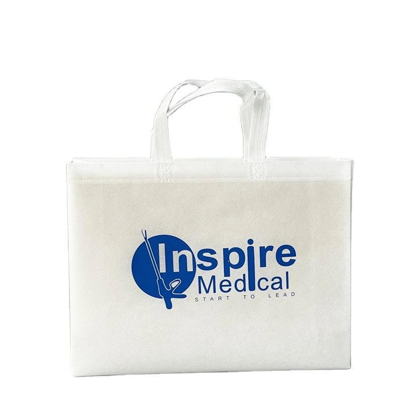 Hot Sell Custom OEM Eco-Friendly Reusable Printed Logo Grocery Non Woven Tote Gift Shopping Bags With Custom Printed Logo